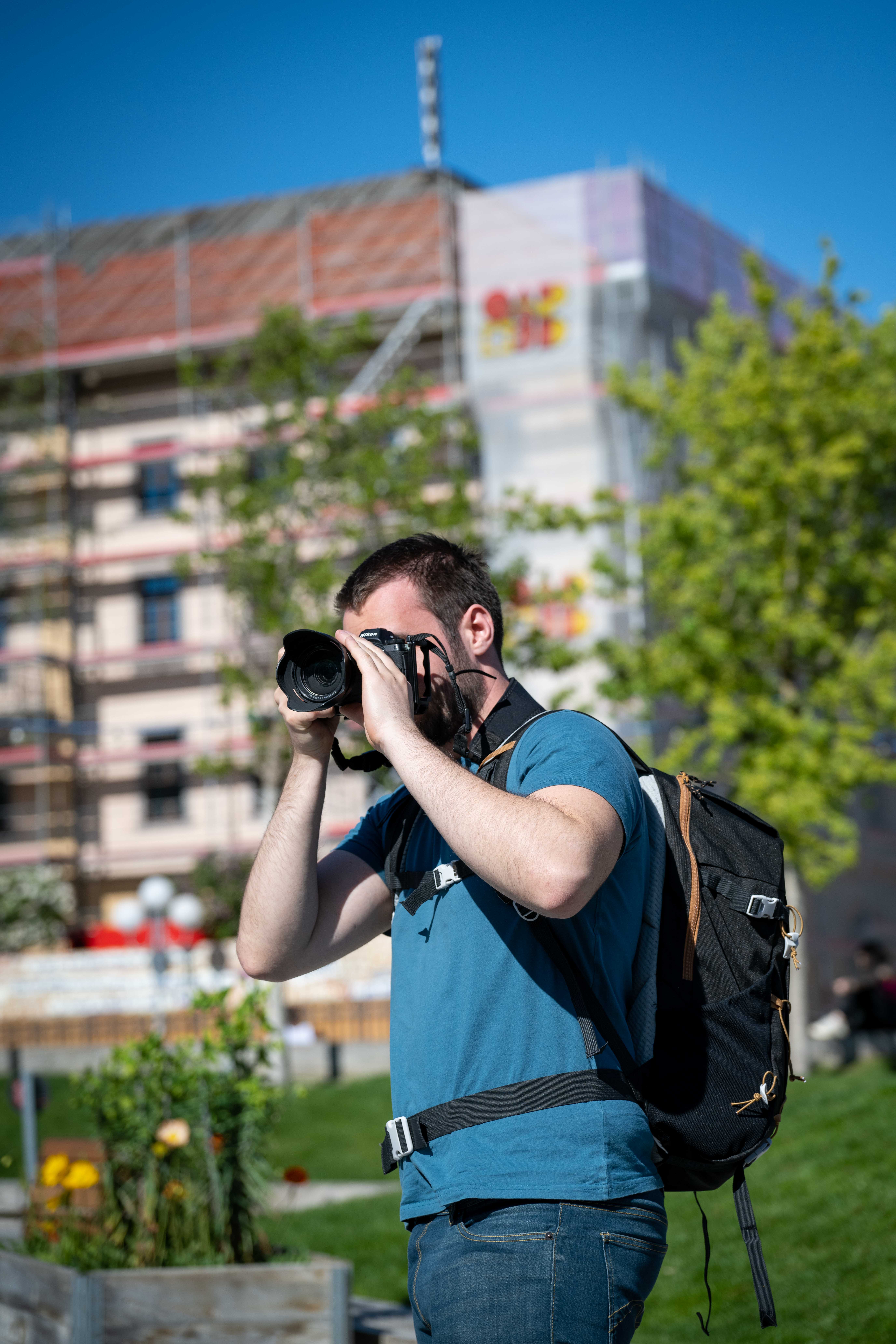 Vincent en shooting